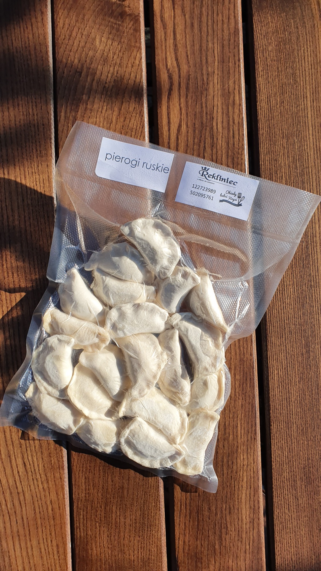 Pierogi z truskawkami PAKA mrożone 20 sztuk..