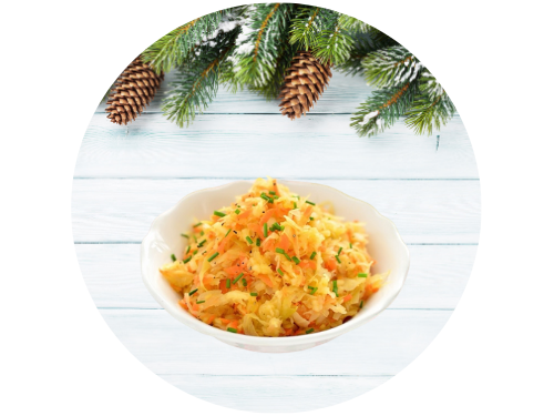 SURÓWKA Z KISZONEJ KAPUSTY (3 porcje)B. 