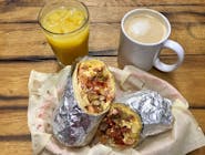 Breakfast Burrito + Orange Juice + American Coffee 