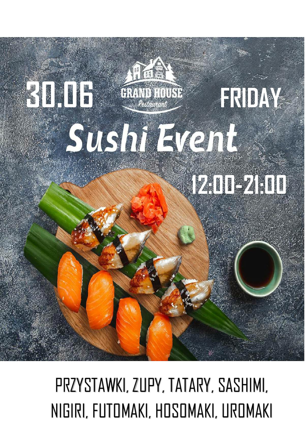 SUSHI 30 CZERWIEC