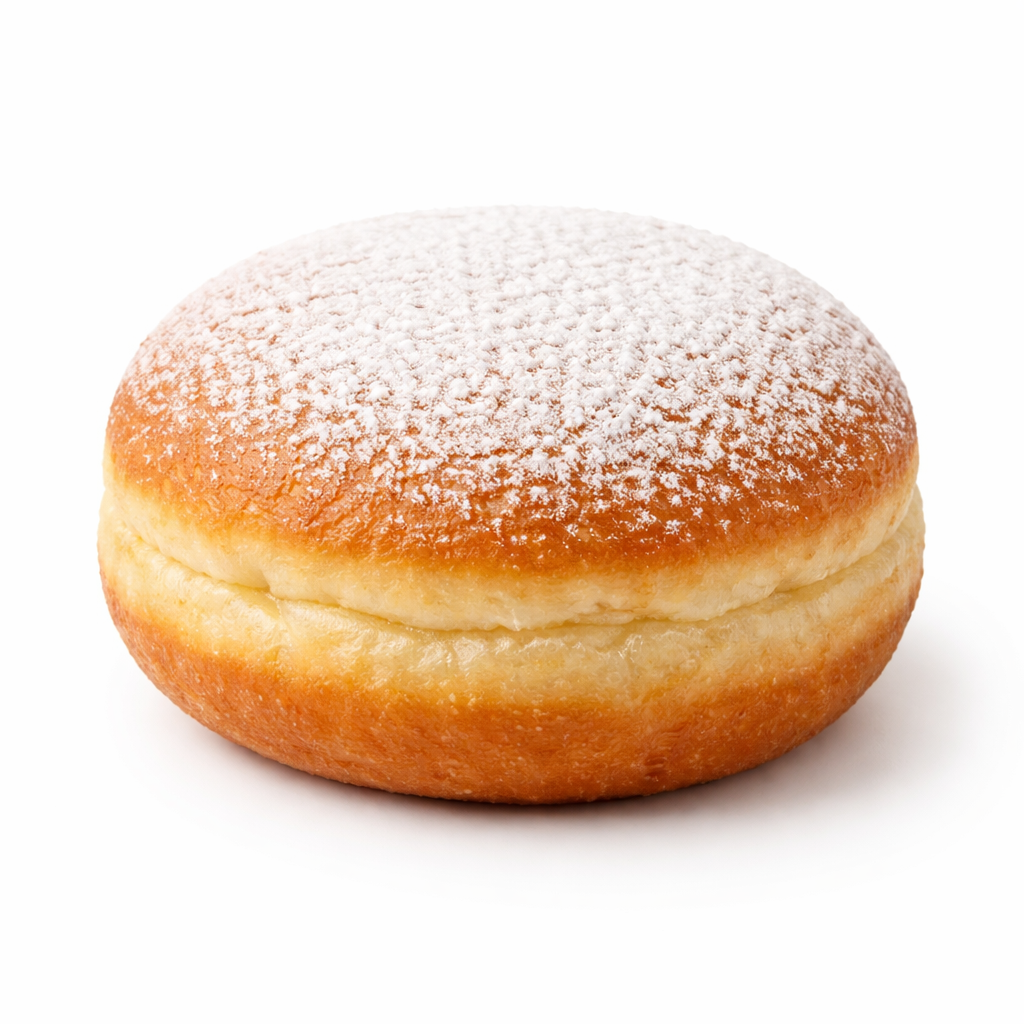 Pączek z pudrem