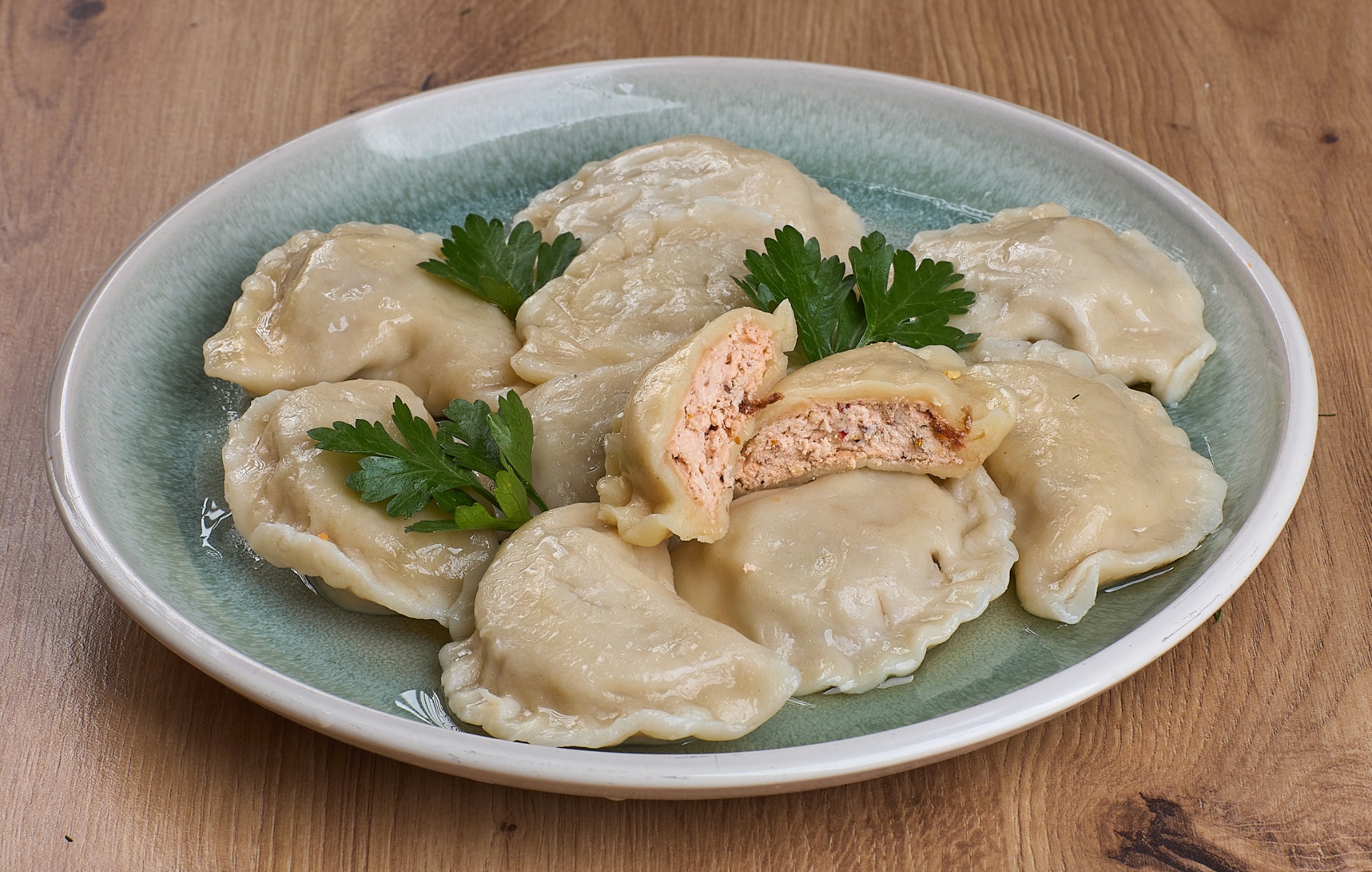 Pierogi sycylijskie – pierogi z serem i suszonym pomidorem