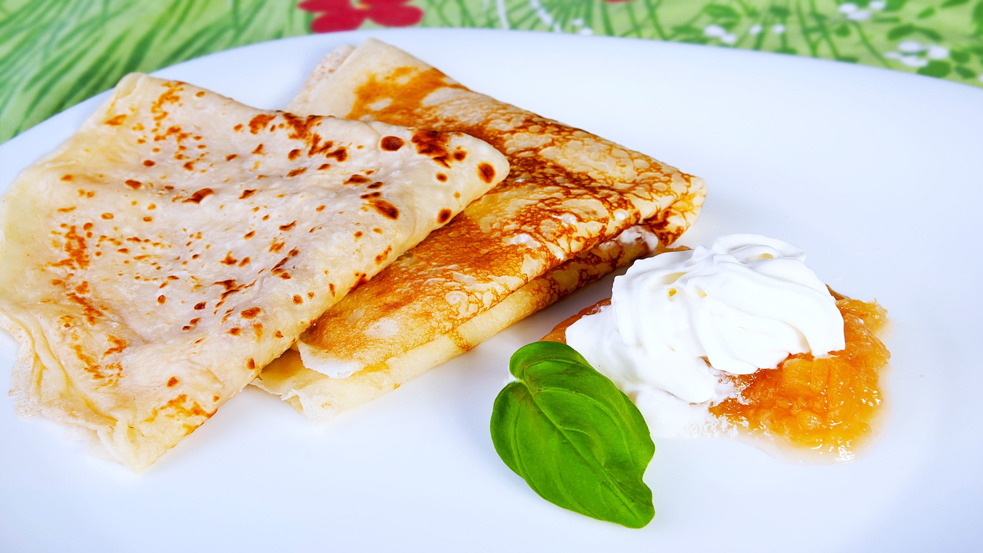 Naleśniki z serem na słodko – 3 sztuki, tradycyjne naleśniki z twarogiem