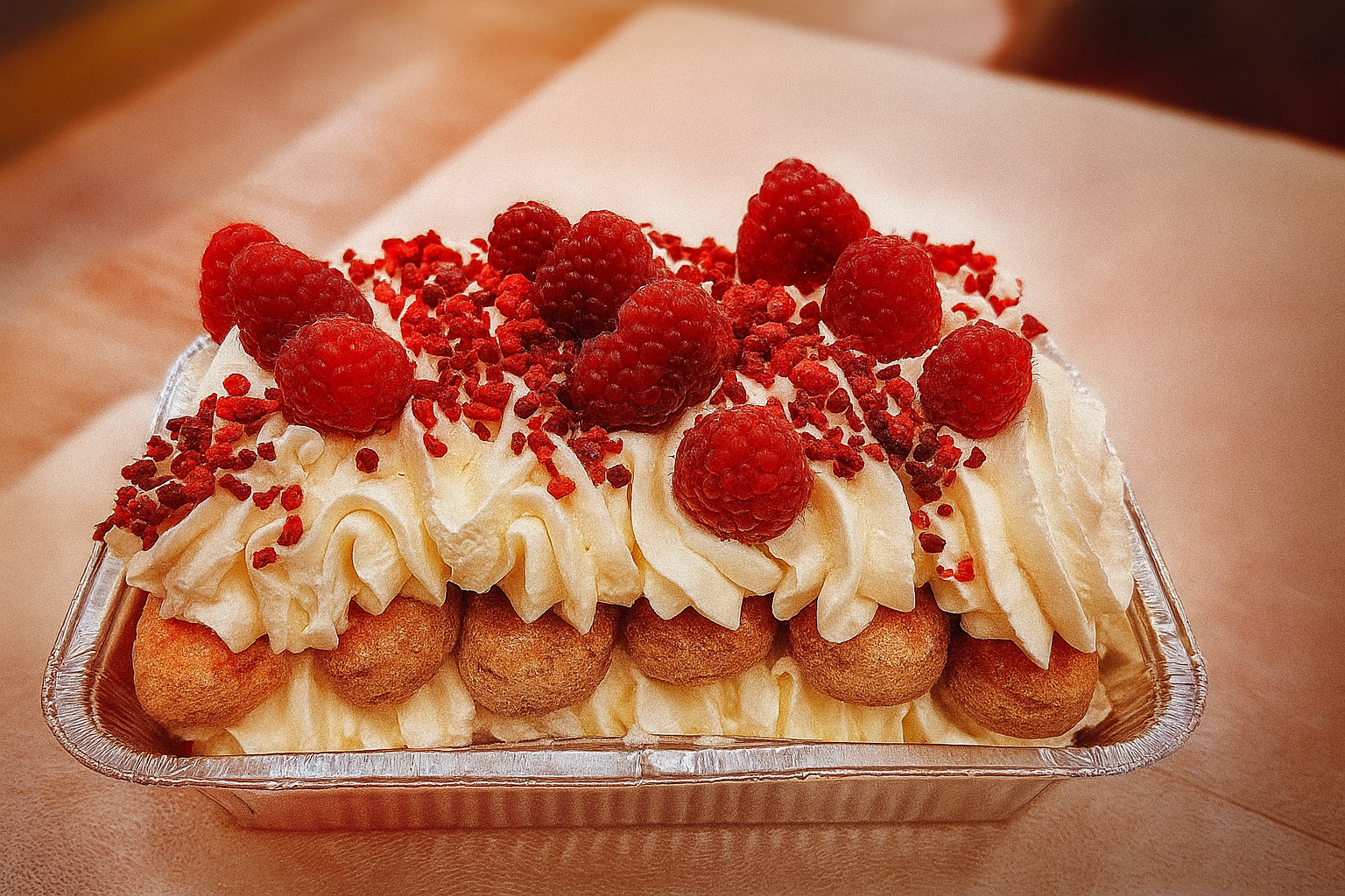 Tiramisu malinowe tacka nowość!!!