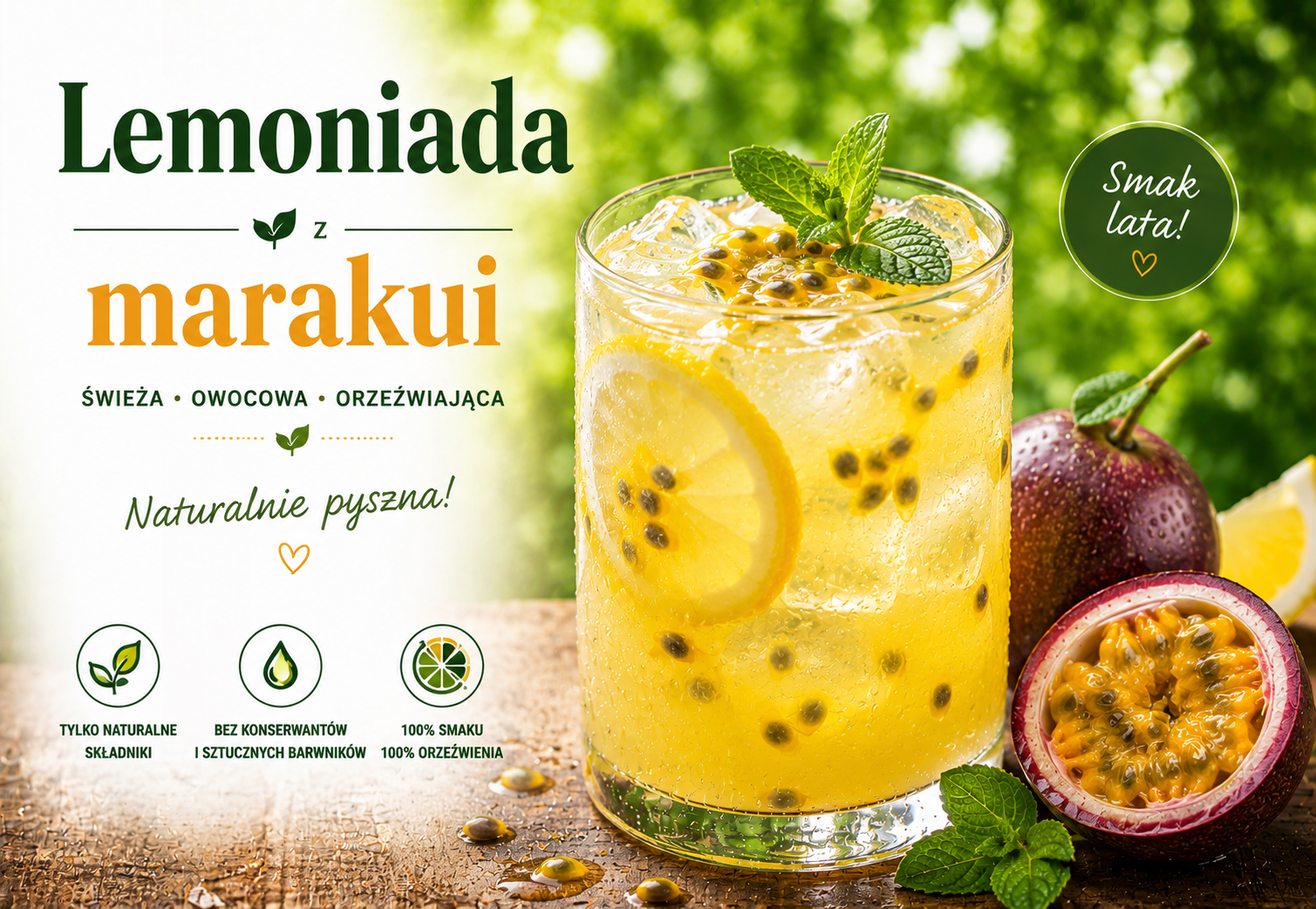Lemoniada  z marakui 0,5l