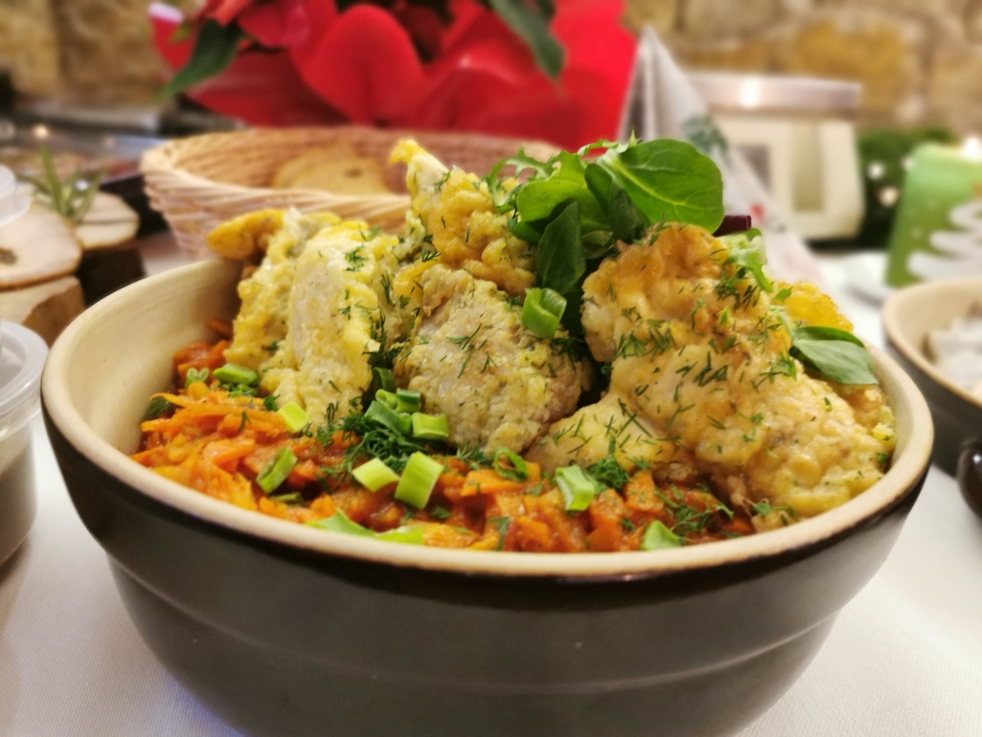 FILET Z DORSZA Z WARZYWAMI PO GRECKU 