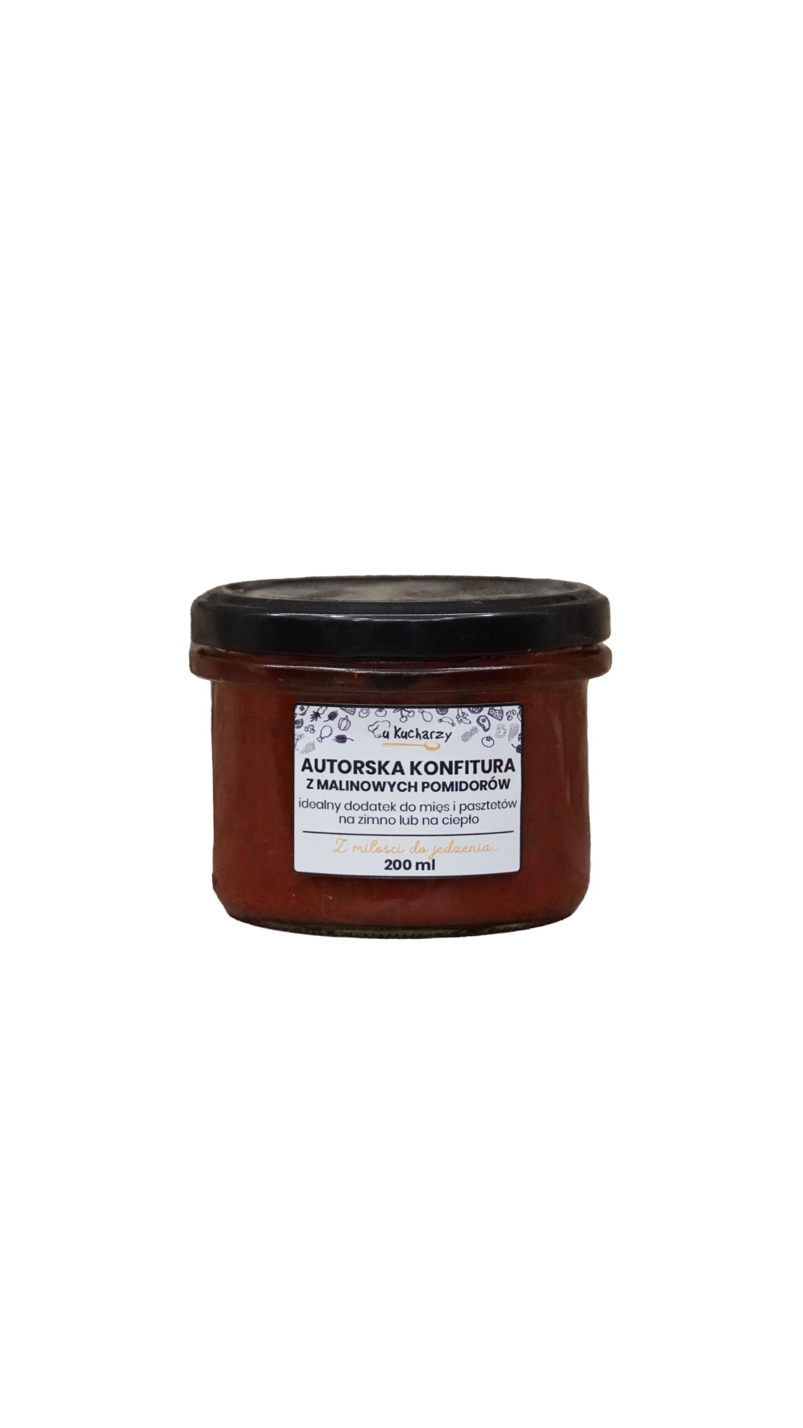 Autorska konfitura z malinowych pomidorów 200ml