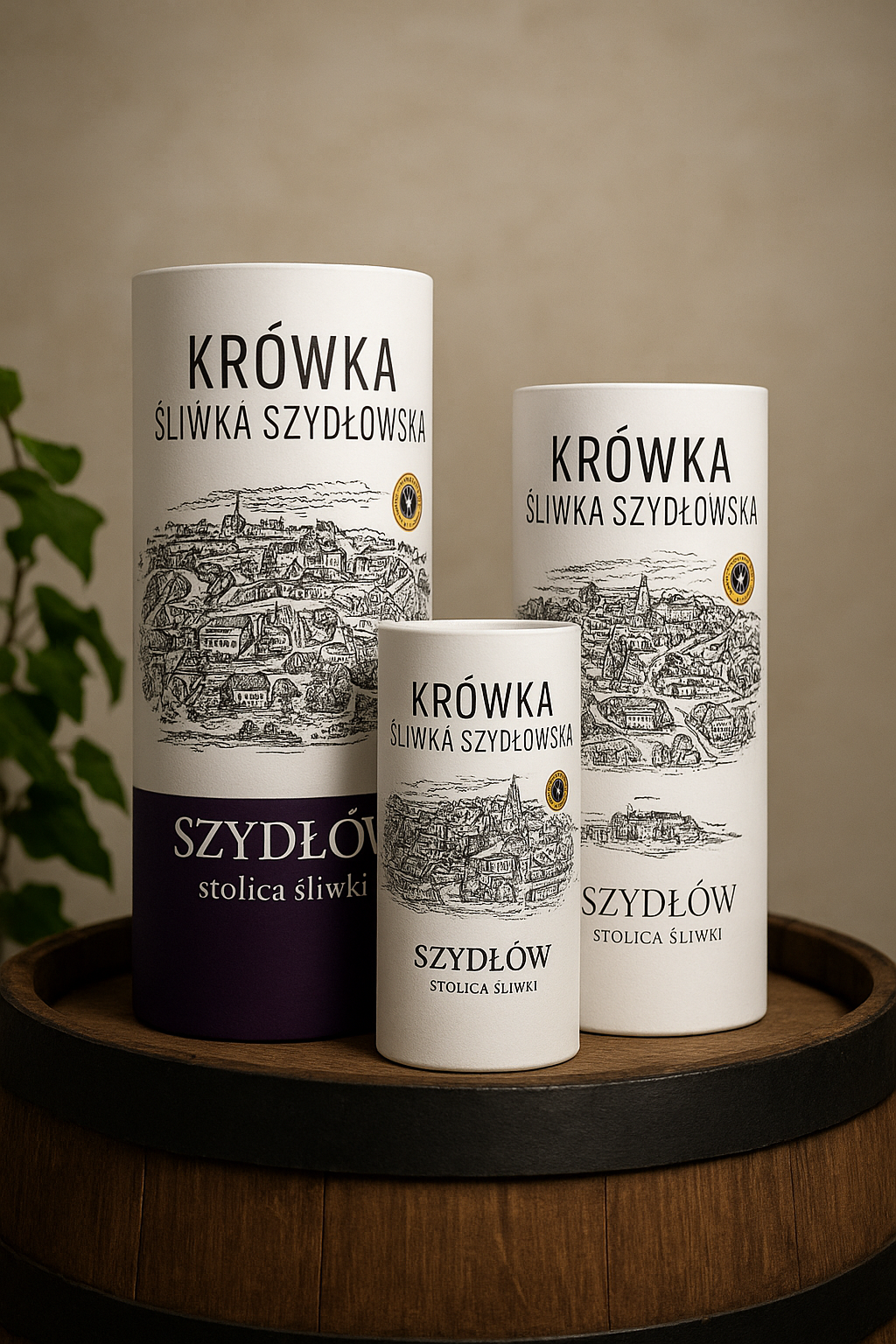 Krówka ze śliwką Szydłowską Tuba 500g 