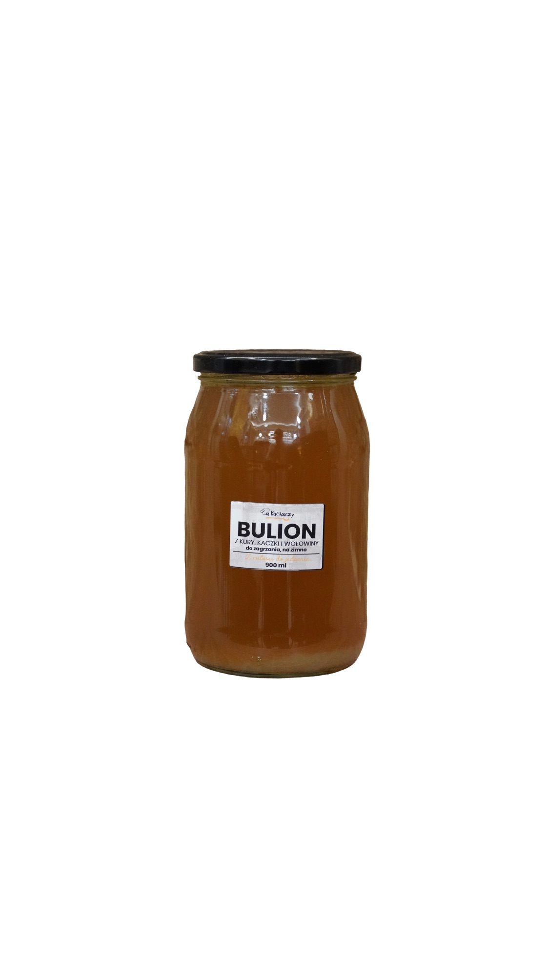 Słoik – Bulion z kury, kaczki i wołowiny (900 ml)