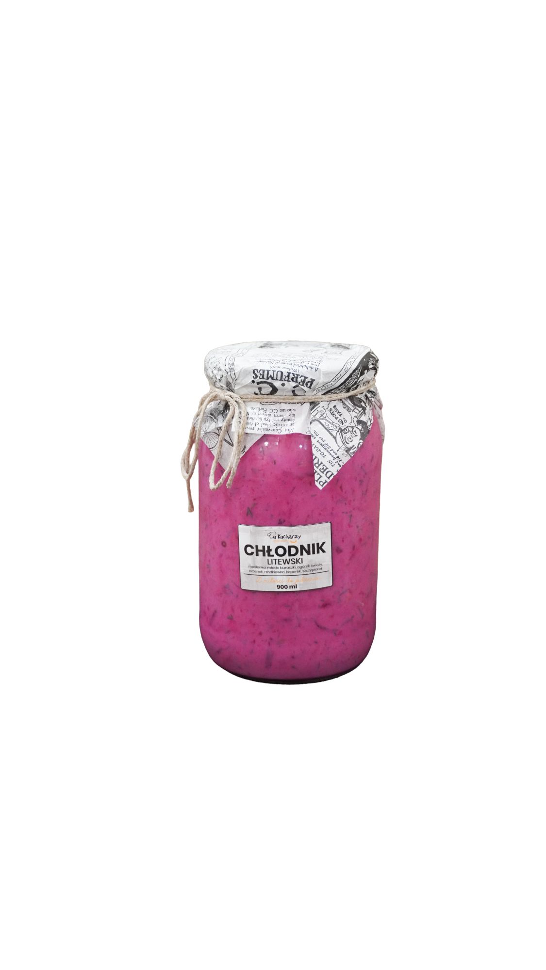 Słoik -  Chłodnik Litewski na maślance z jajkiem (900ml)