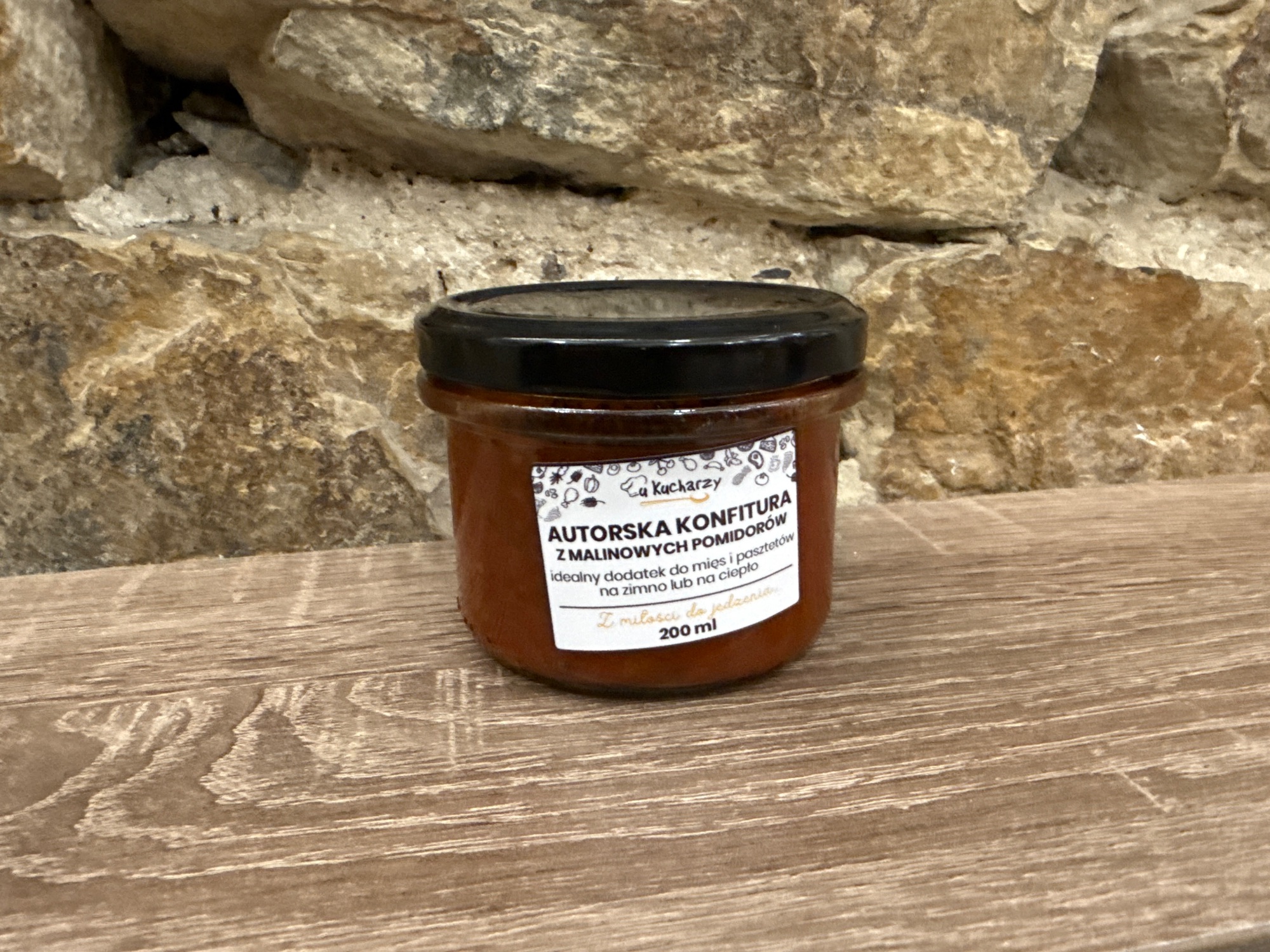 KONFITURA Z CZERWONEJ CEBULI SŁOIK 200ML