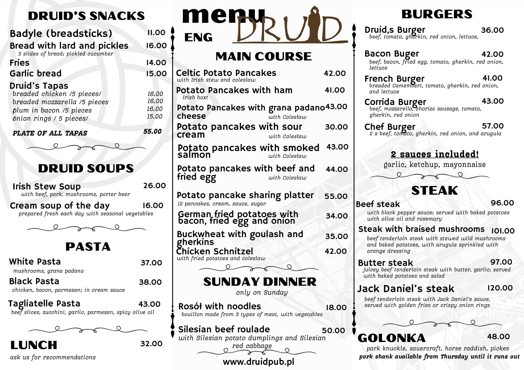 Page 1 - Burgers, main course