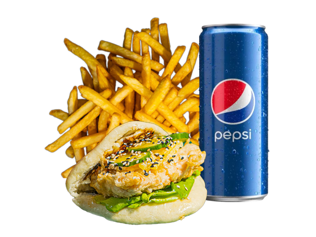 Bao Łosoś w tempurze + Pepsi GRATIS