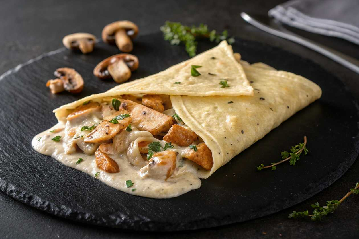 Naleśnik z kurczakiem