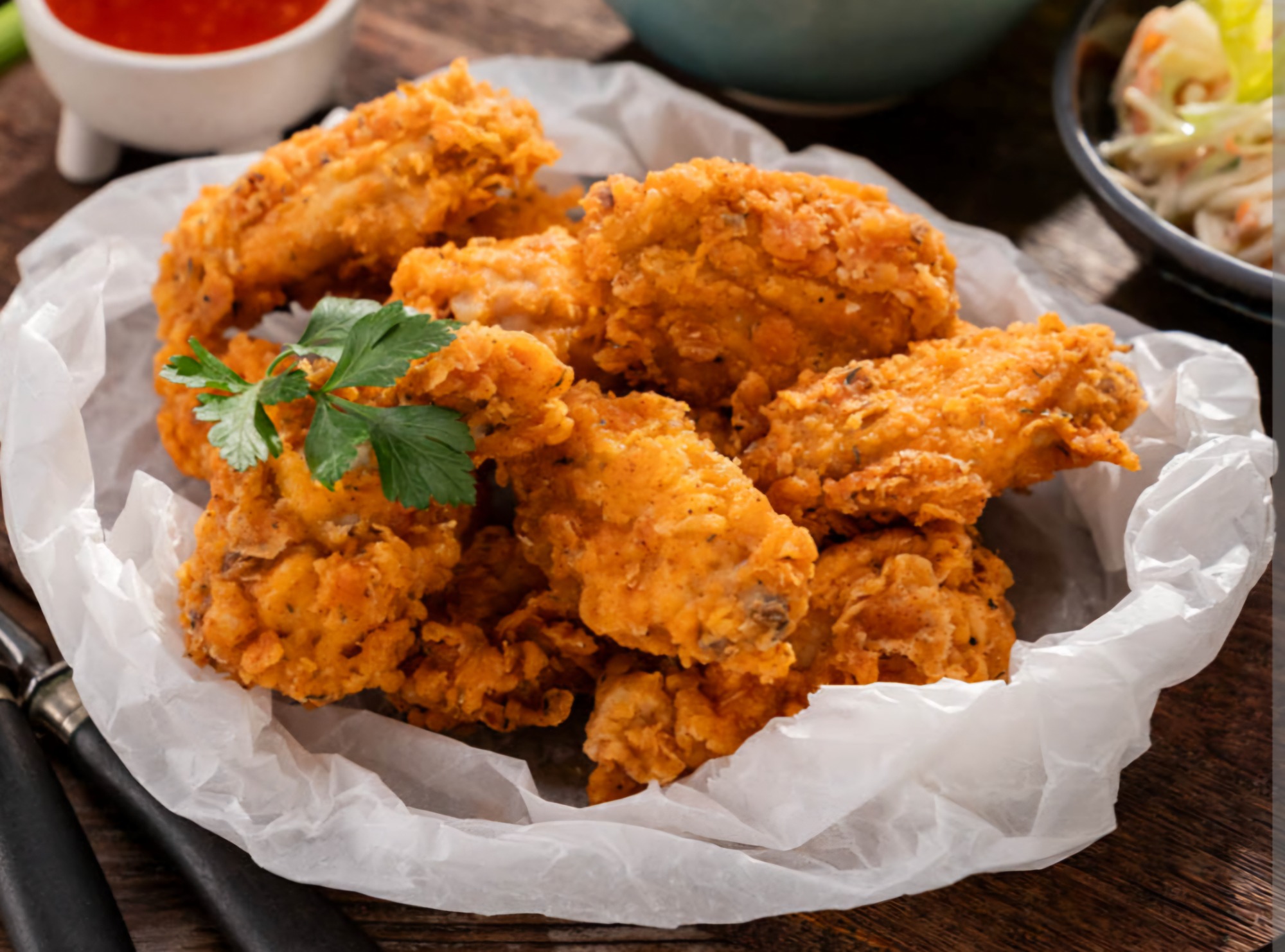 Smažená kuřecí křídla HOT - 7 ks