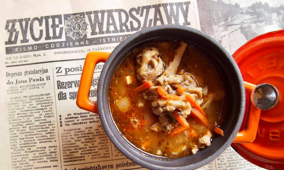 Flaki wołowe "po warszawsku"