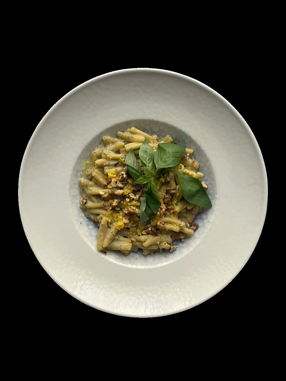 Strozzapreti z białym pesto 