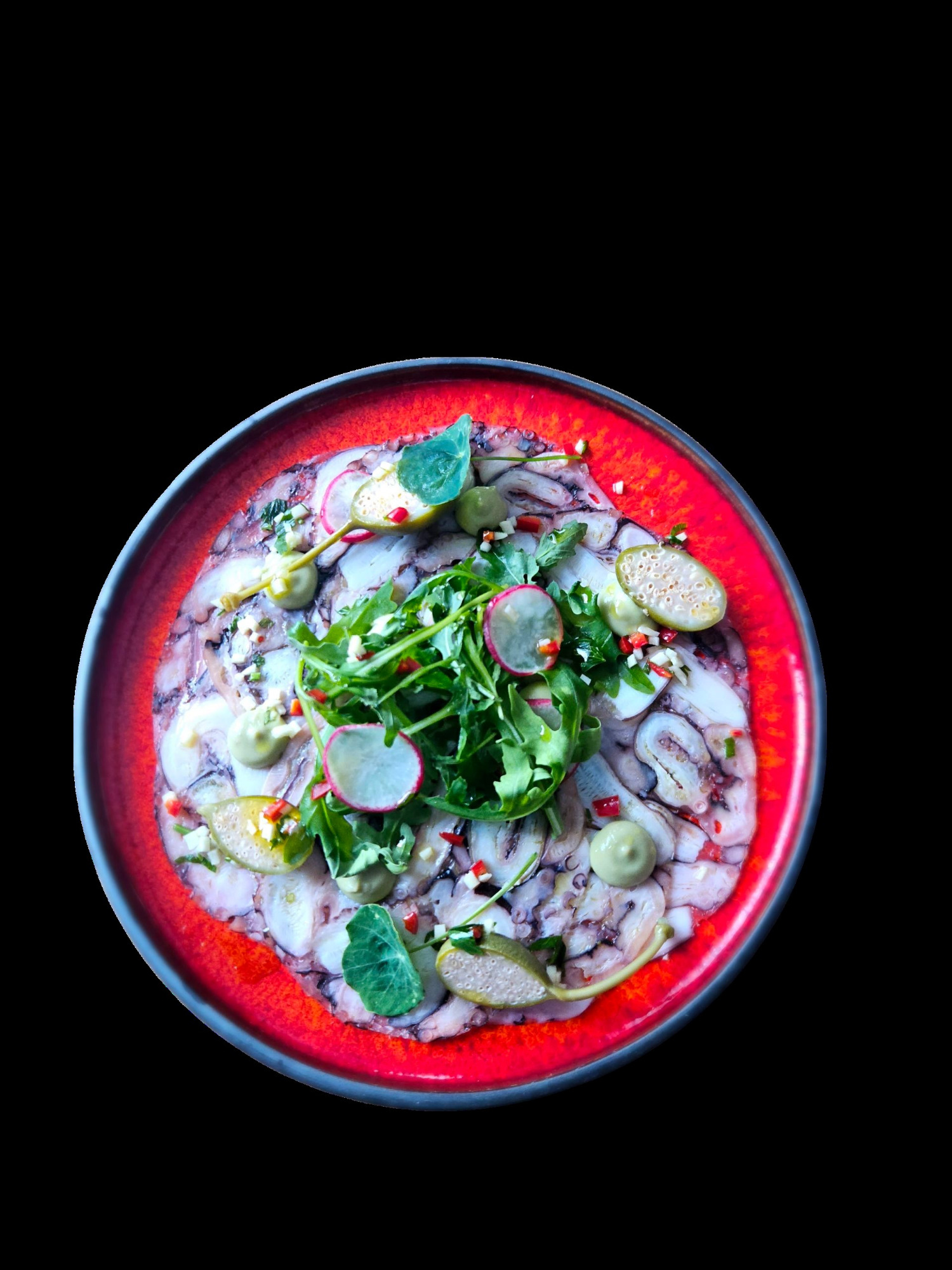 Carpaccio z ośmiornicy 