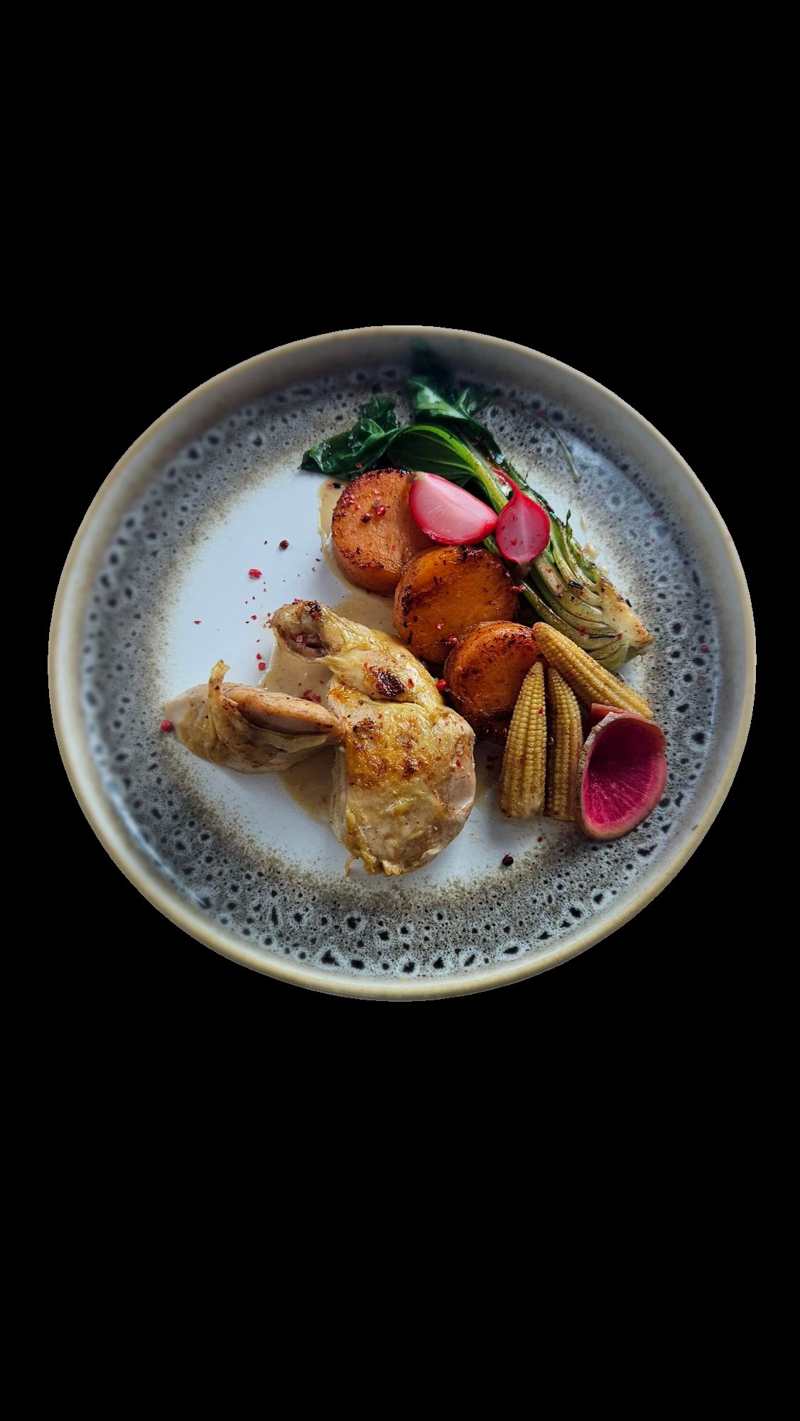 Kurczak na sosie sezamowym 