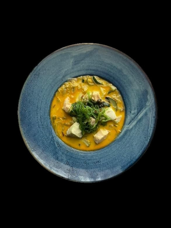 Orientalna zupa rybna 