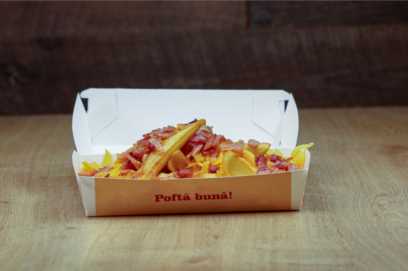 Cartofi Fry`n Dip cu bacon și cedar