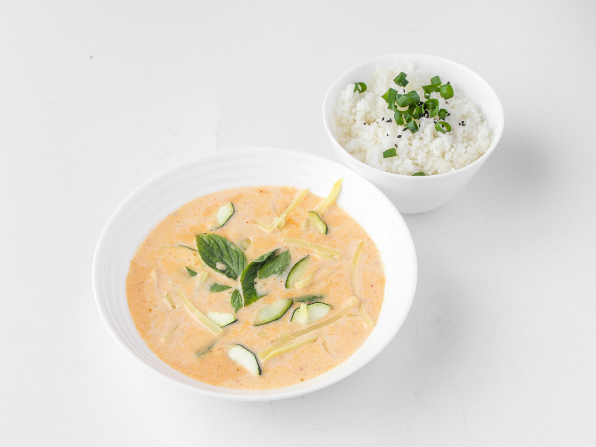 Tajskie czerwone curry z ryżem