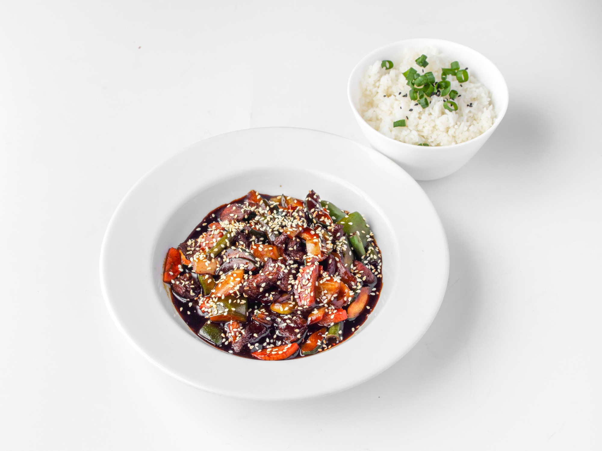 Tajska sezamie z ryżem