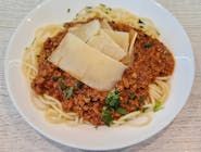 Spaghetti bolognese + zupa dnia 