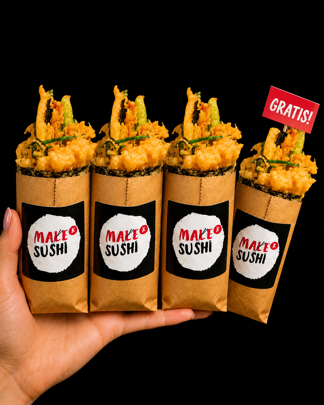Sushi Rollo 3 plus 1 gratis w Tempurze