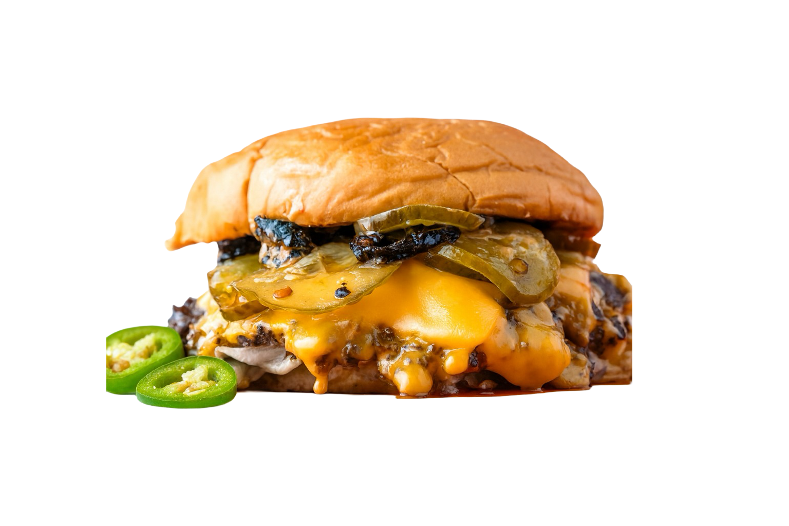 Jalapeno Smashed Burger (spicy)