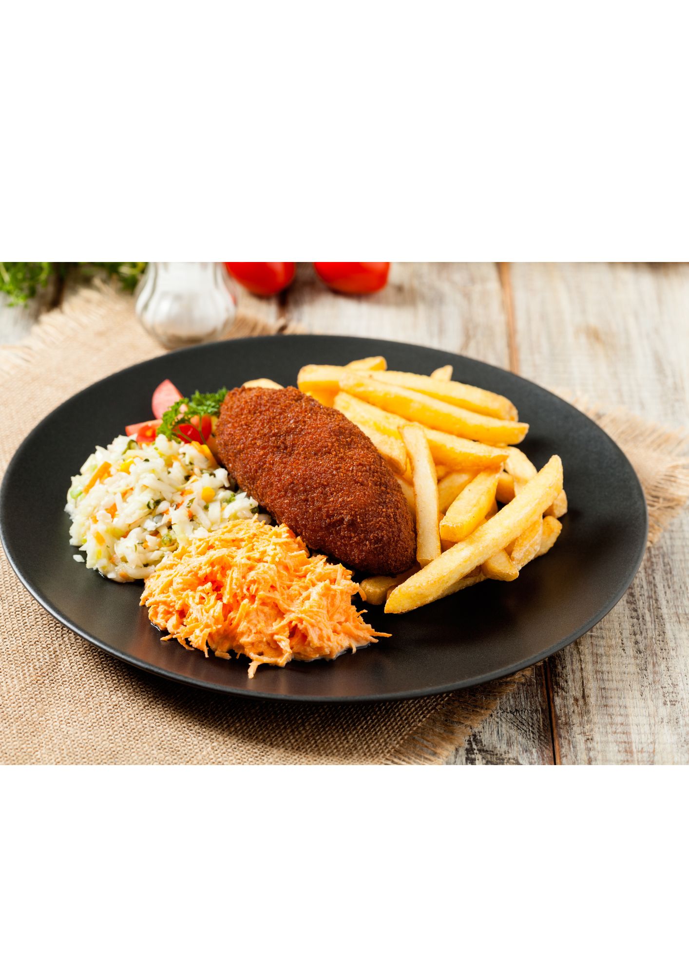 Kotlet de volaille z kremowym ziołowym nadzieniem