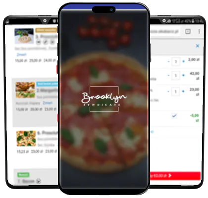 Pizza na telefon. <br>Zamów przez aplikację<br>