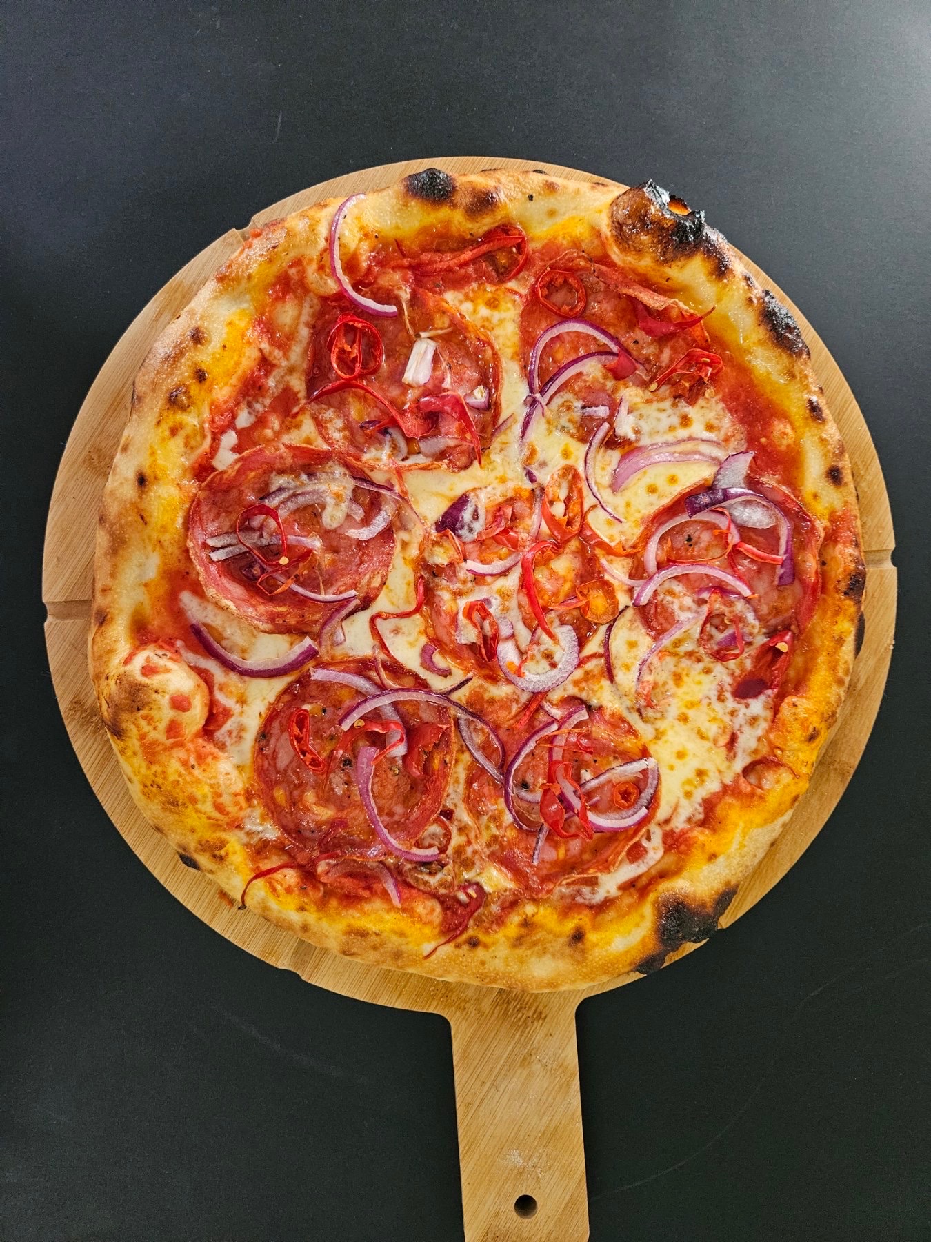 Pizza Ventricina (pikant)