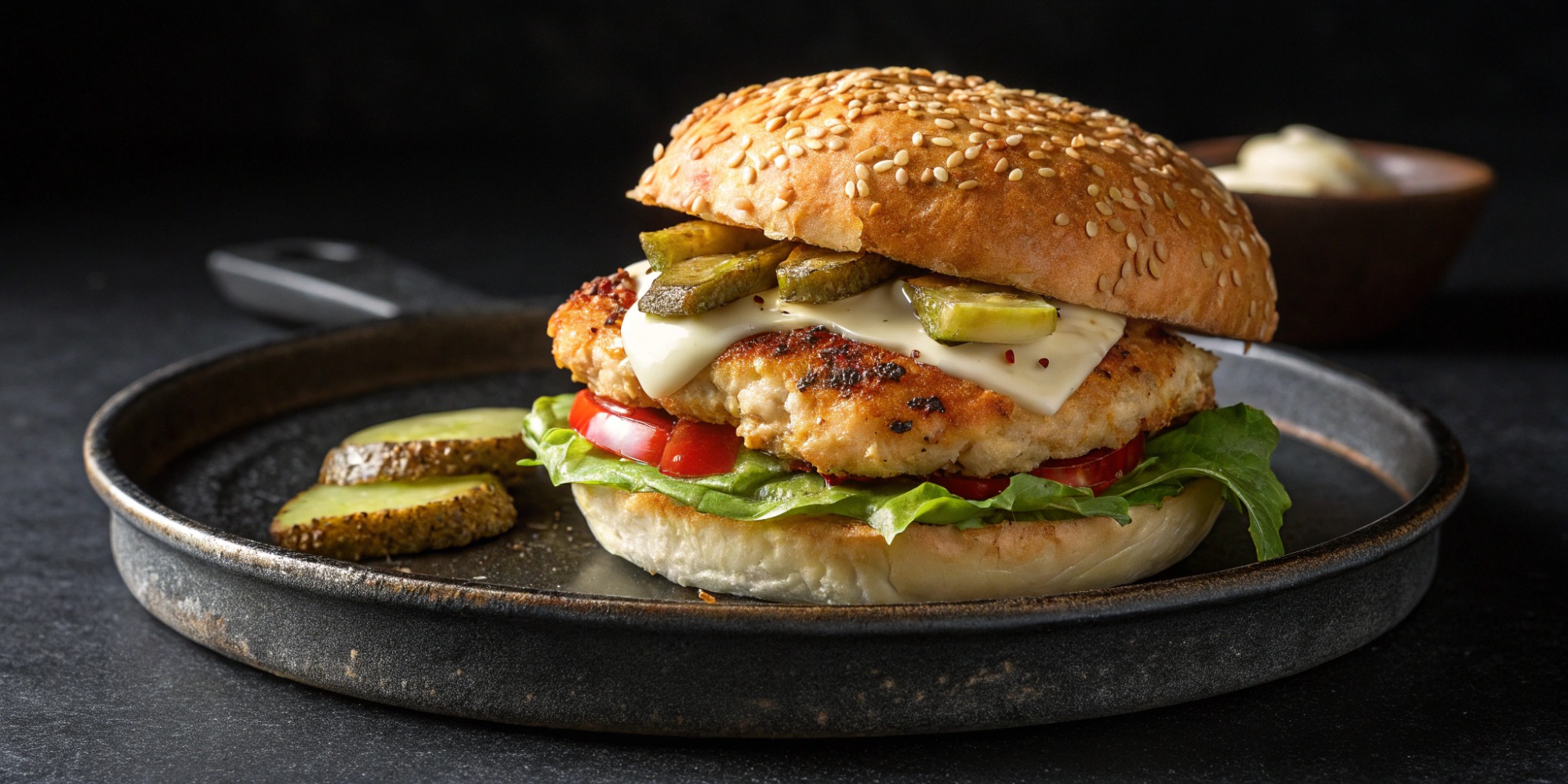 Burger Kurczak z Dzielnicy