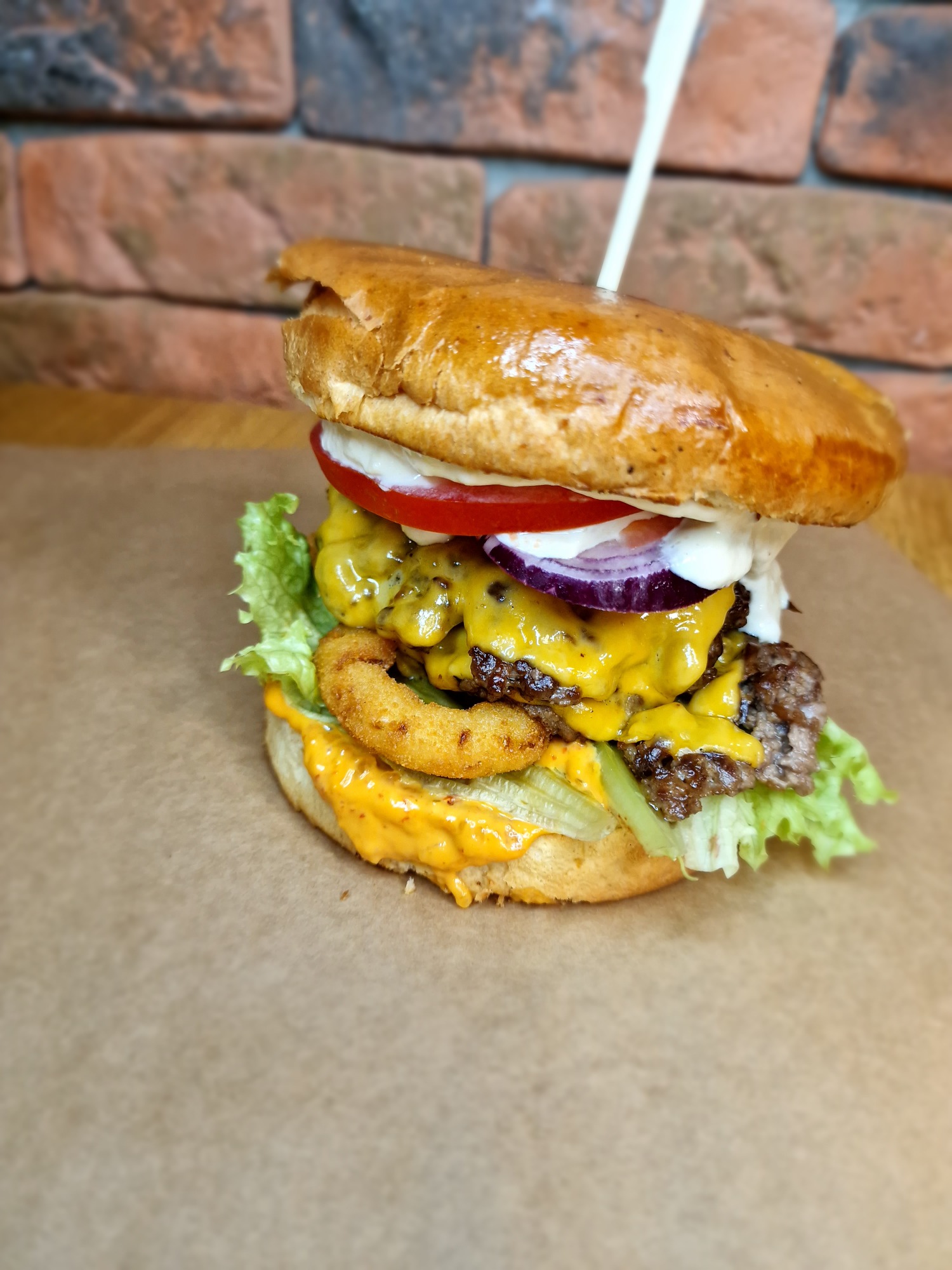 Burger Cebulowy Twist