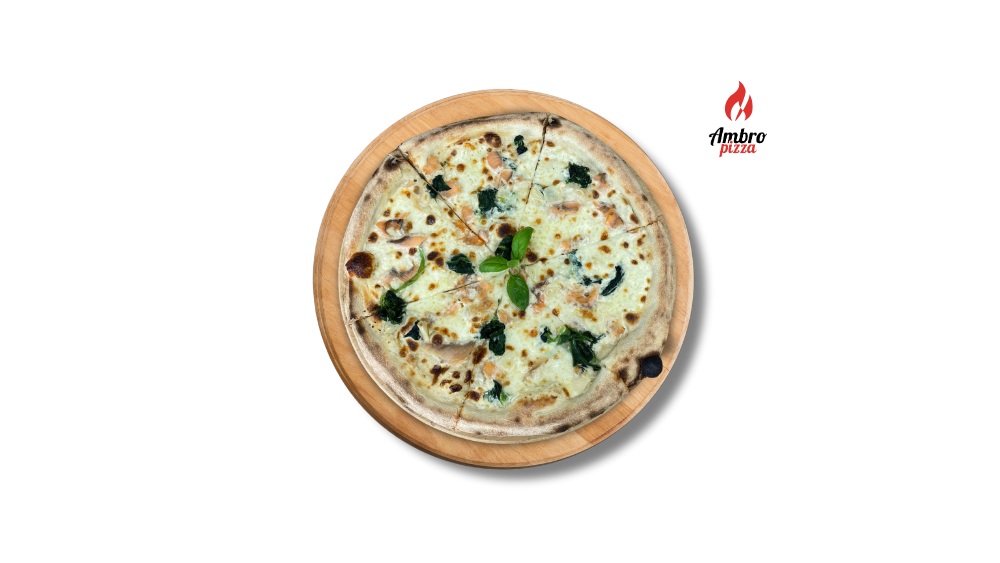 8. Pizza al salmone