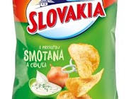 Slovakia chipsy cibuľka smotana