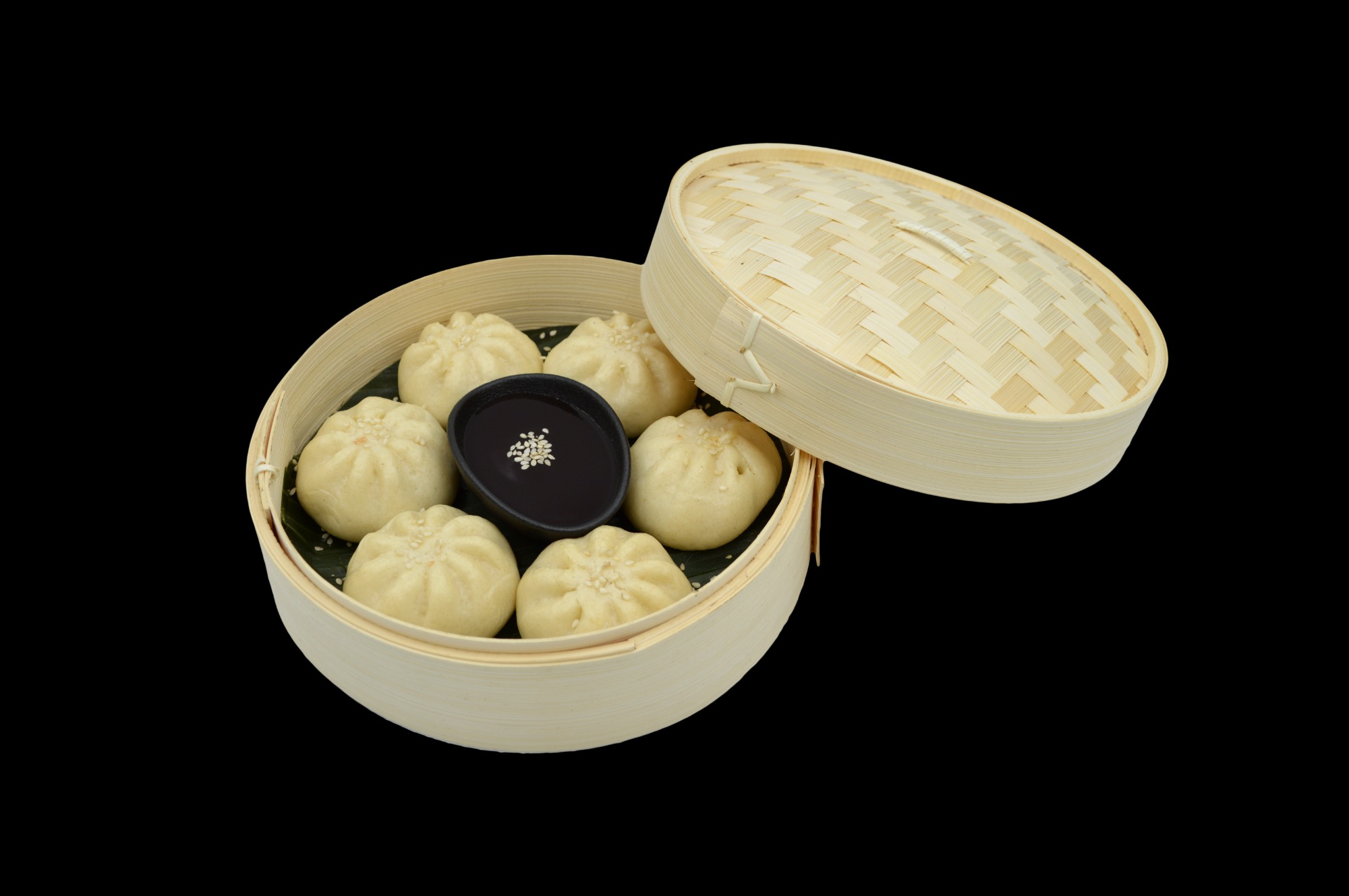 Bułeczki baozi z warzywami / z kurczakiem/ z kaczką i pomarańczą 6 szt