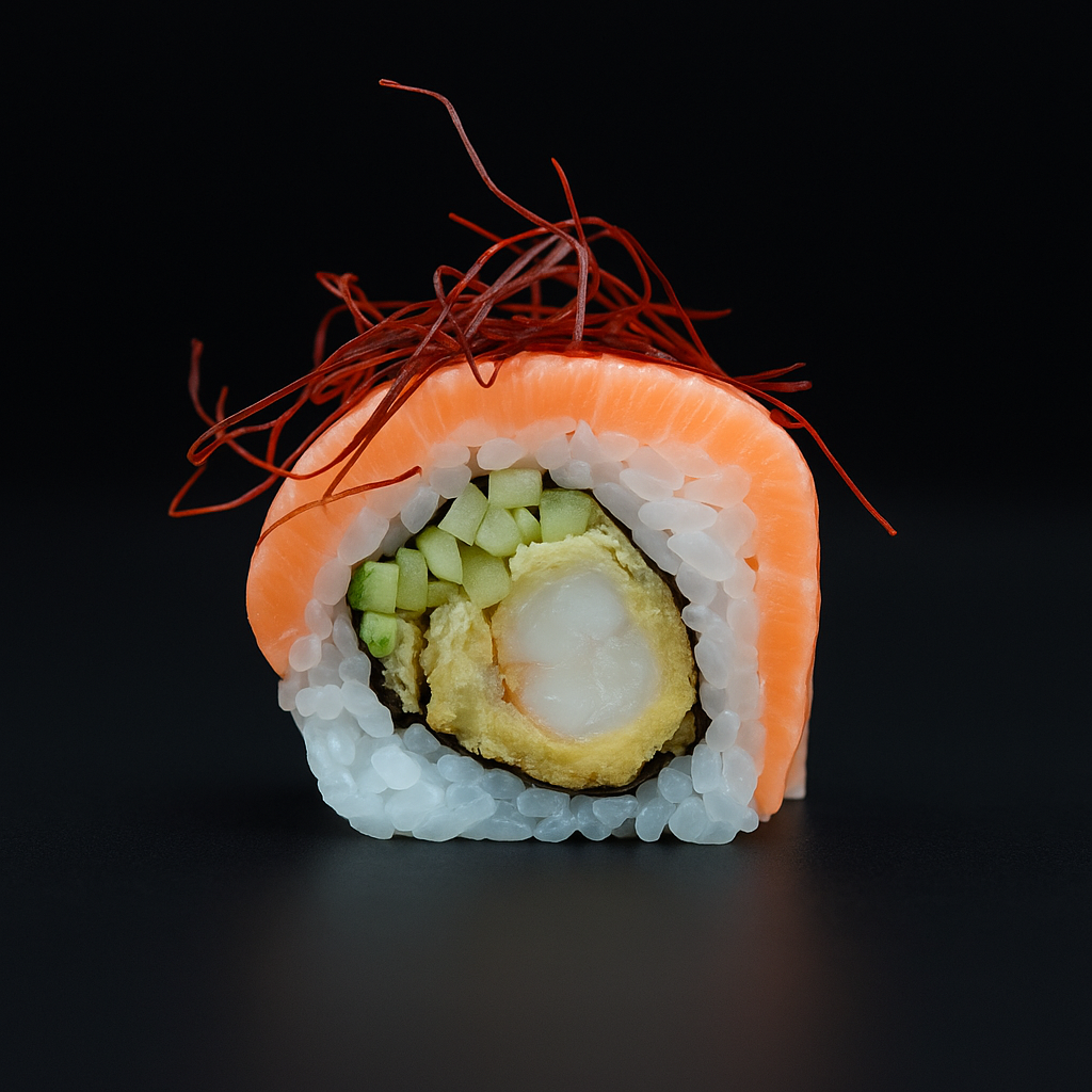 13. Opalany łosoś w tabasco