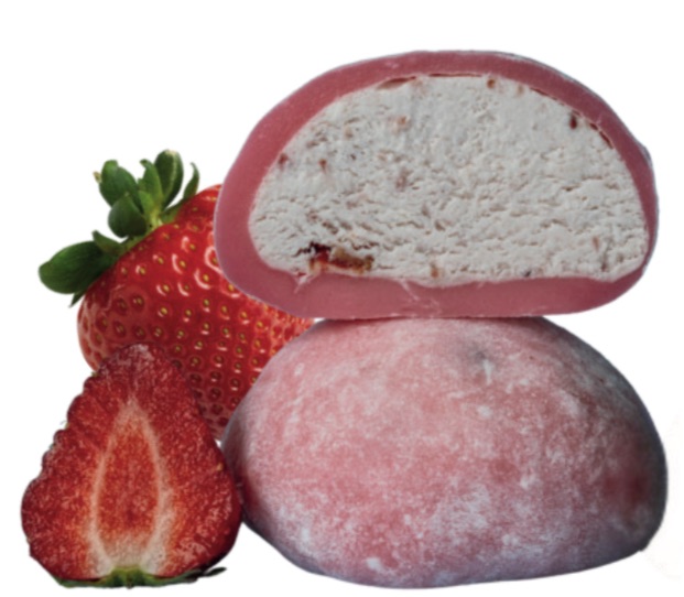 mochi truskawkowy milk shake