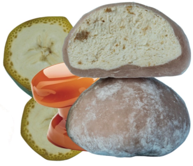 mochi banan karmelowy