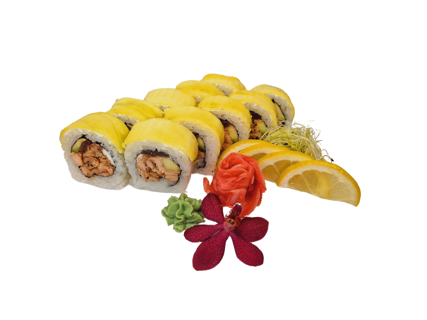 California łosoś grill top mango