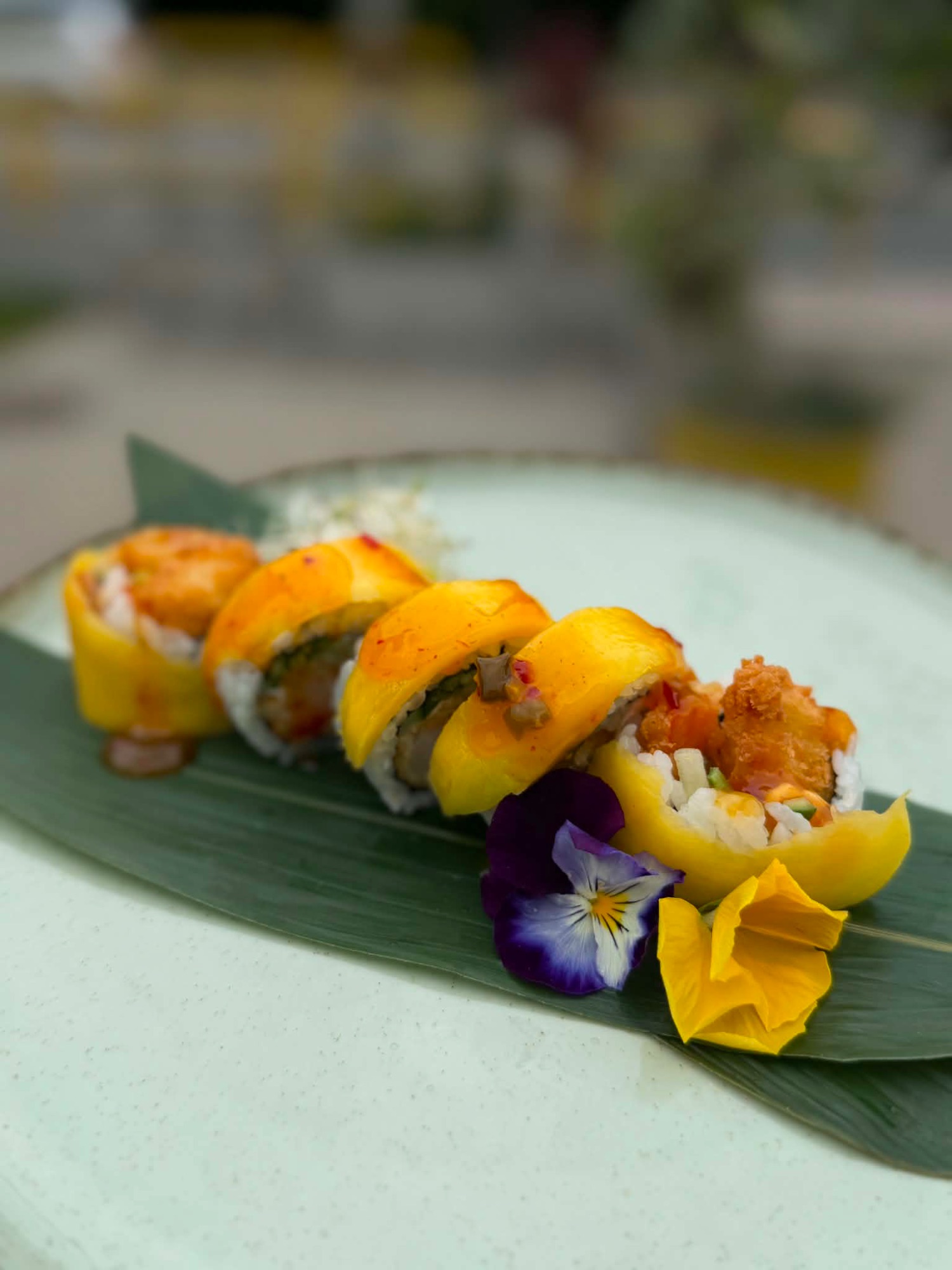 Tropical shrimp roll 