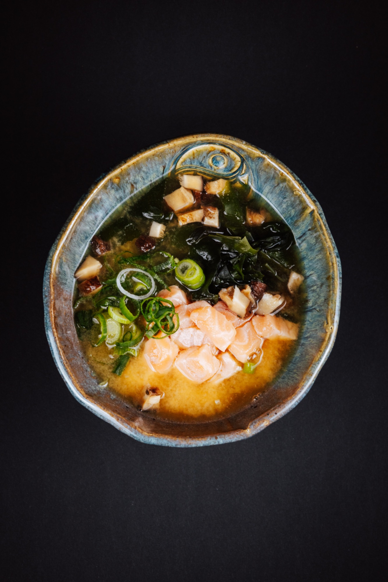 Miso z łososiem