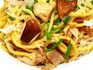 Spaghetti carbonara z grzybami