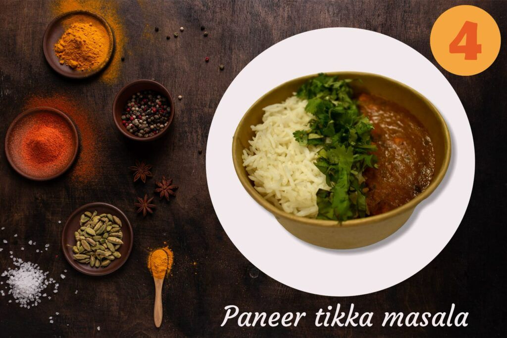 4. Paneer tikka masala