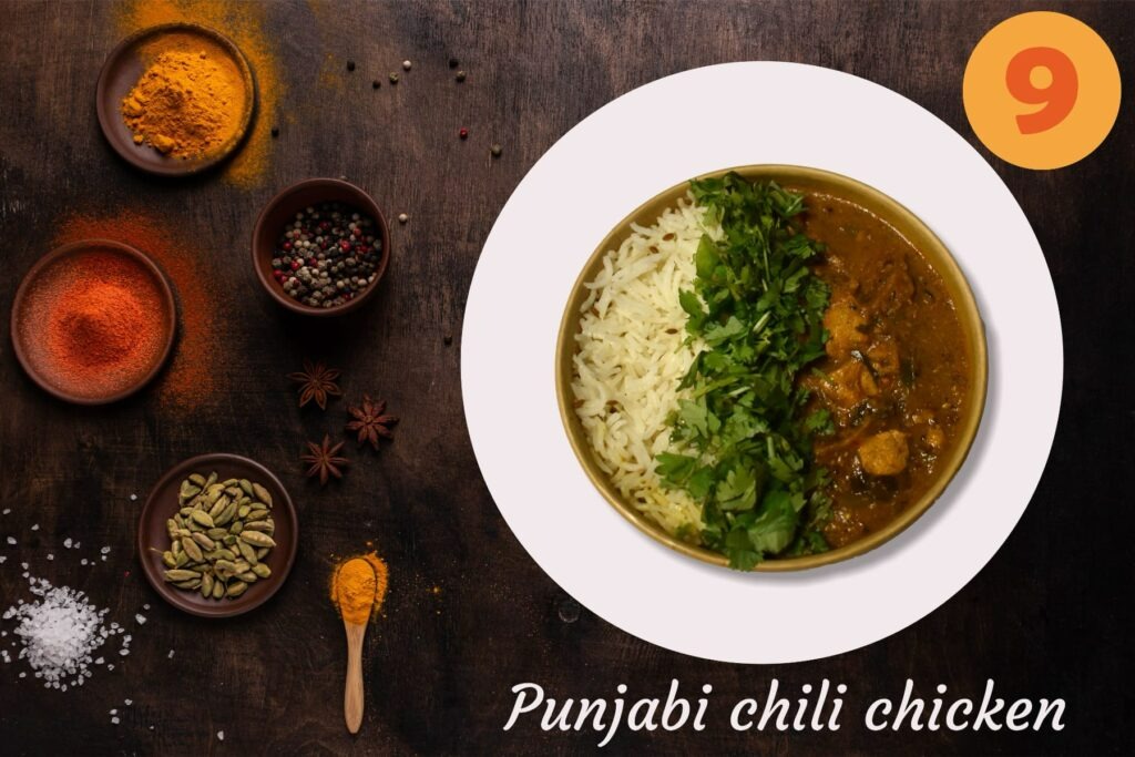 9. Punjabi chili chicken
