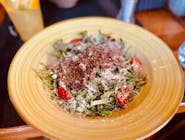 NOU: Salată din vită fragedă cu parmezan și rucola/ Tender beef salad with parmesan and arugula (350g) 