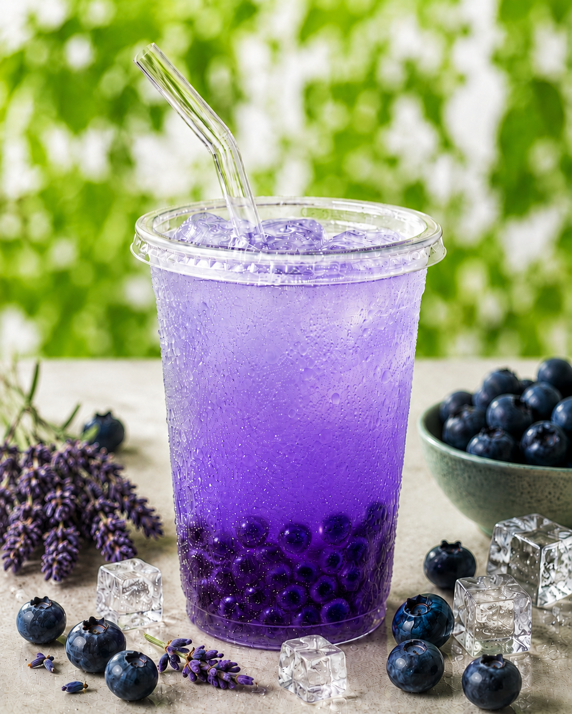 Lemoniada Bubble lawenda-jagoda 400 ml