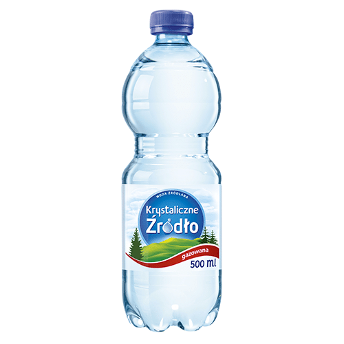Krystaliczne Źródło woda gazowana 0,5l